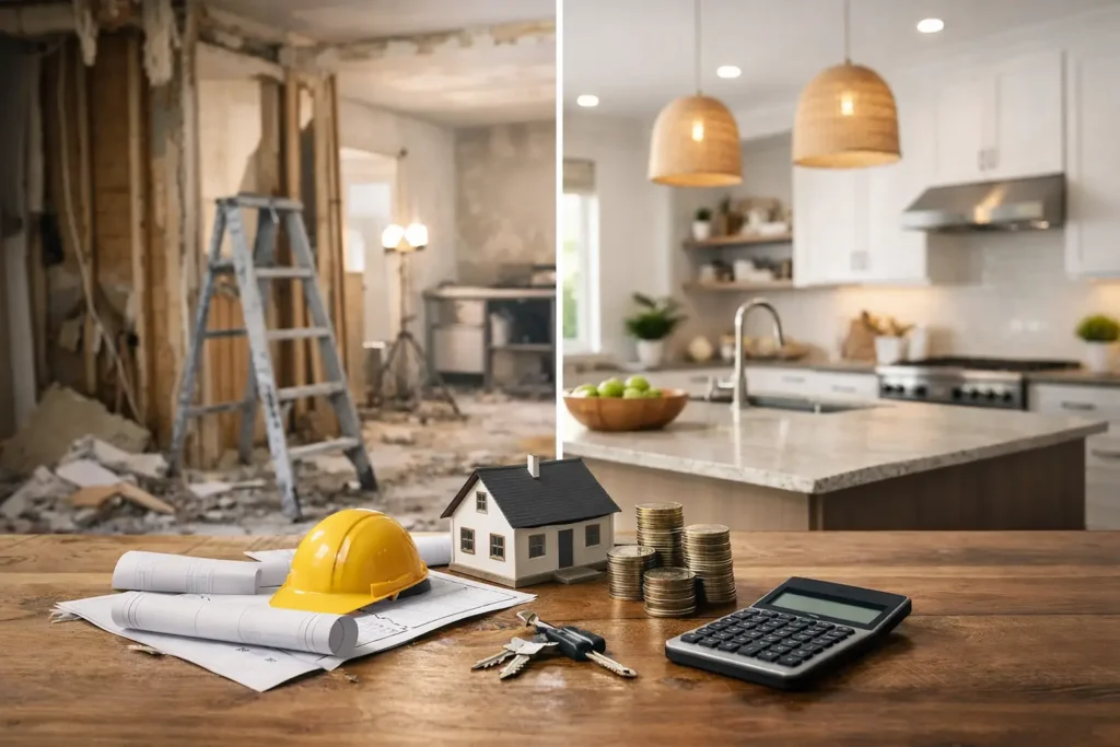 Renovation Loan Before and After Math